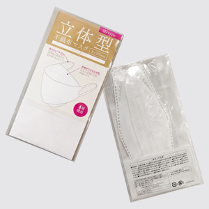 オリジナルチラシ封入・立体型不織布マスク